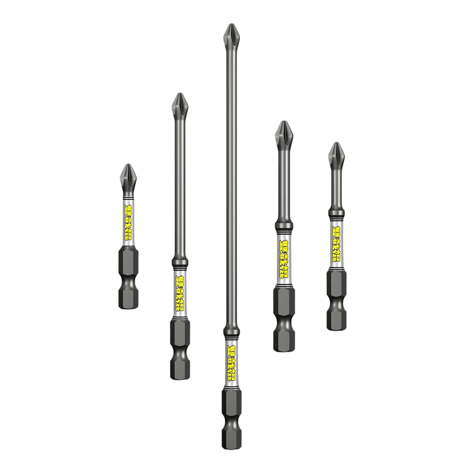 Tools For Garage Workshop - Zestaw bitów do wkrętarki 5-częściowy, wytrzymały,
