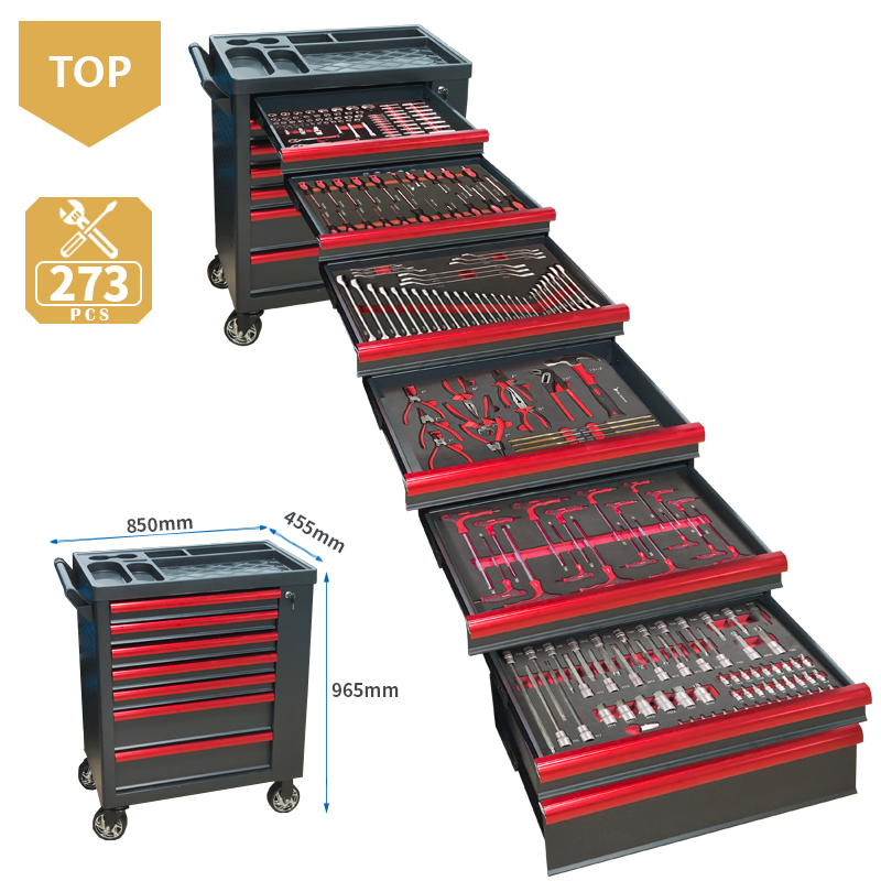 Tools Set Workshop - Wózek narzędziowy z 7 szufladami i