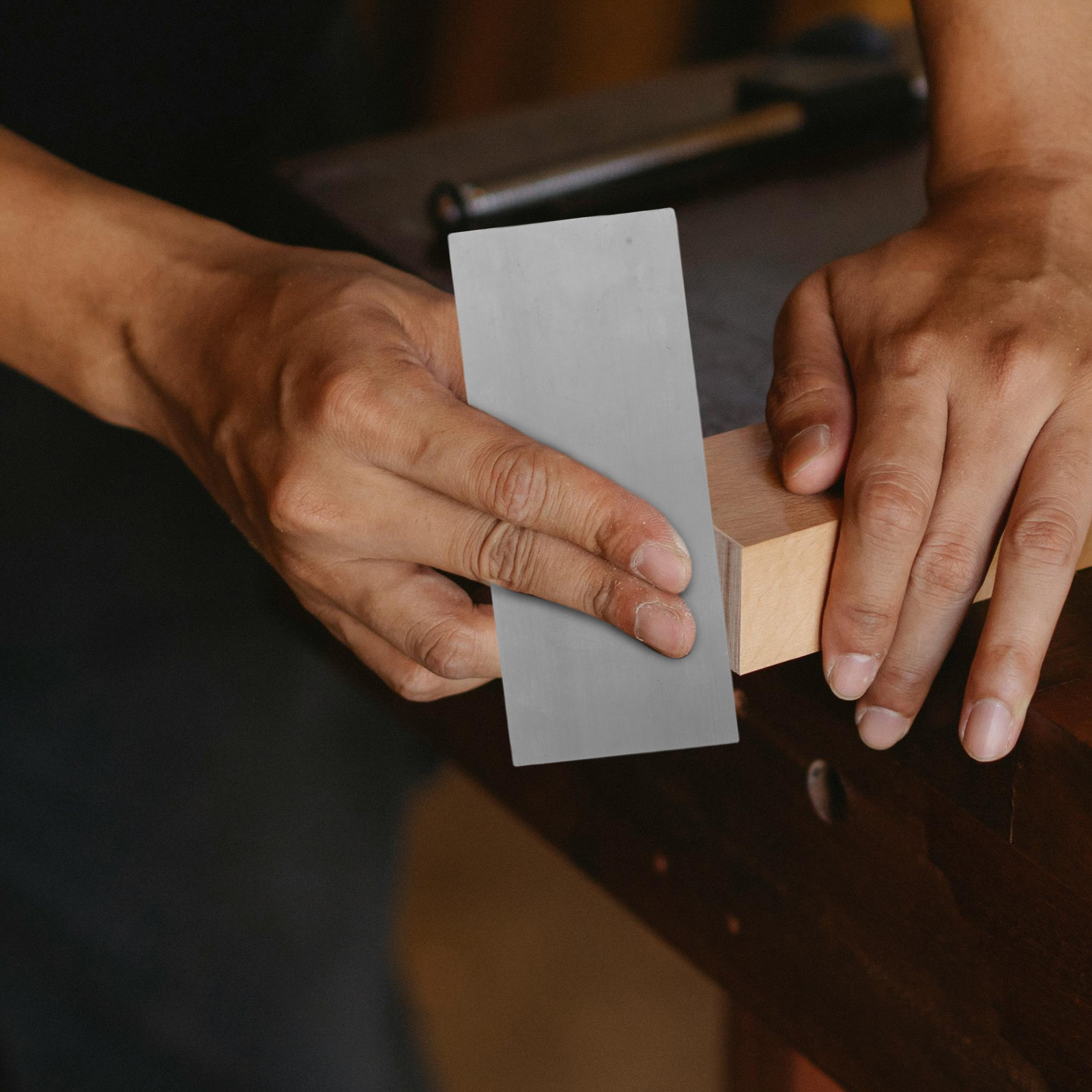 Card Scraper Cabinet - Zestaw 6 sztuk narzędzi do obróbki