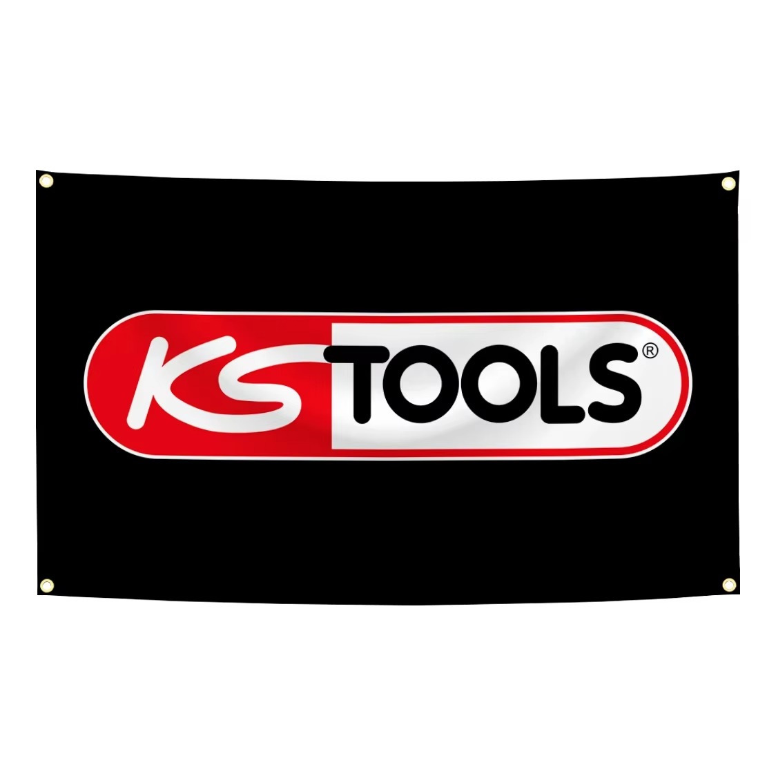 Ks Tools Workshop - Flaga marki KS TOOLS, gobelin, baner