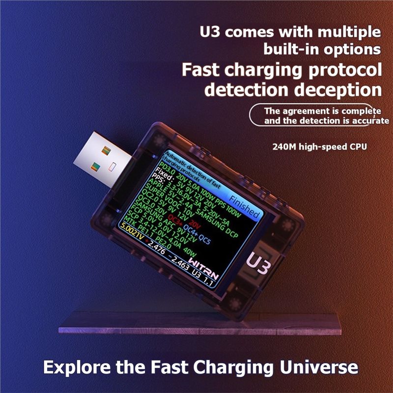 Tester USB AB41 U3 3.1 PD Deco – Tools Qc recenzja i cena