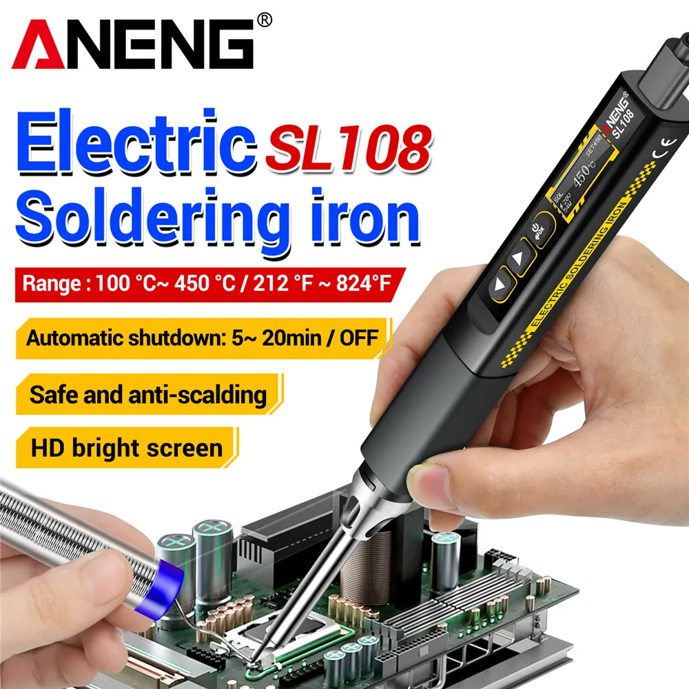 Lutownica elektryczna ANENG SL – Tools Qc recenzja i cena