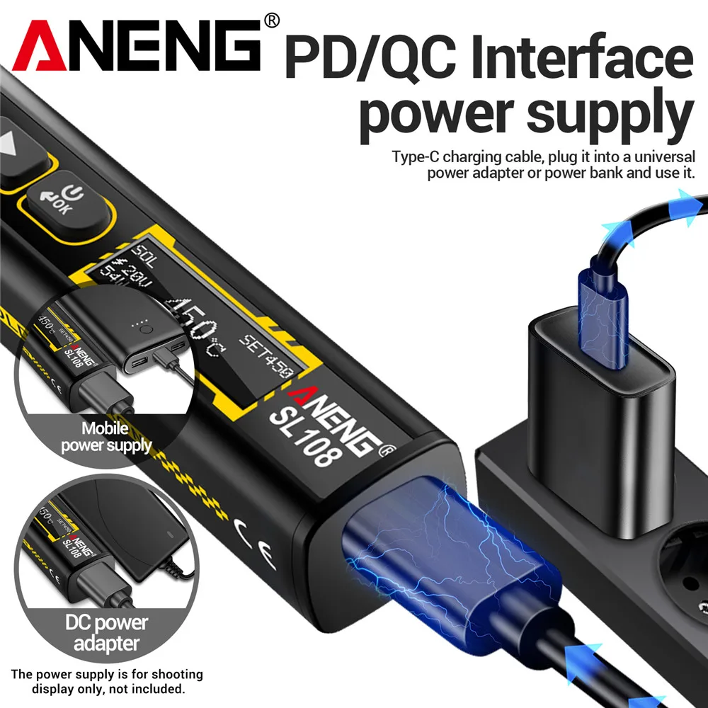Lutownica elektryczna ANENG SL – Tools Qc recenzja i cena