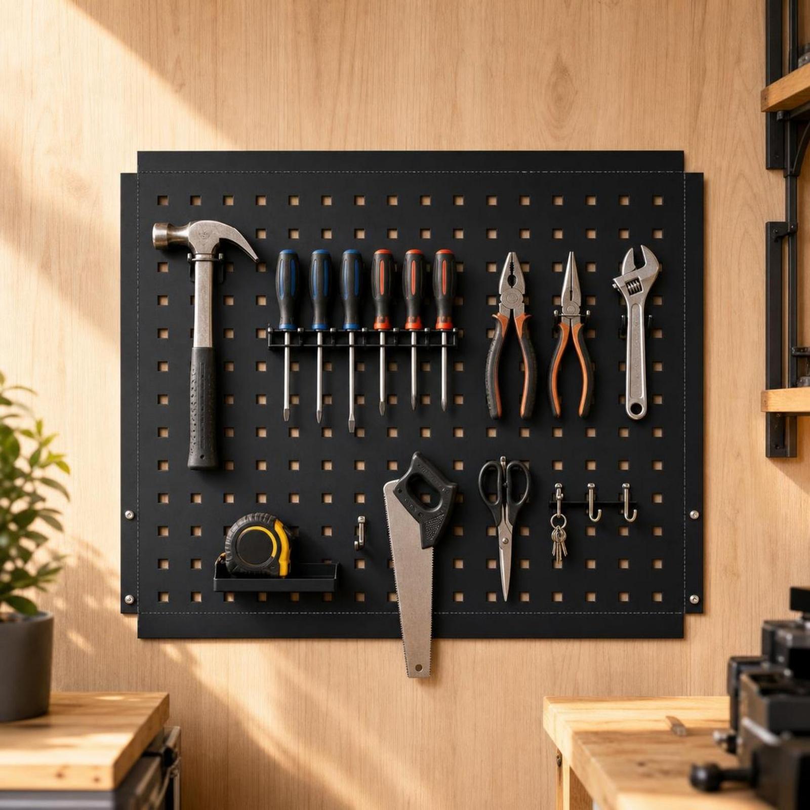 Wytrzymała, czarna panelowa pó – Workshop Tools.Hanging Board recenzja i cena