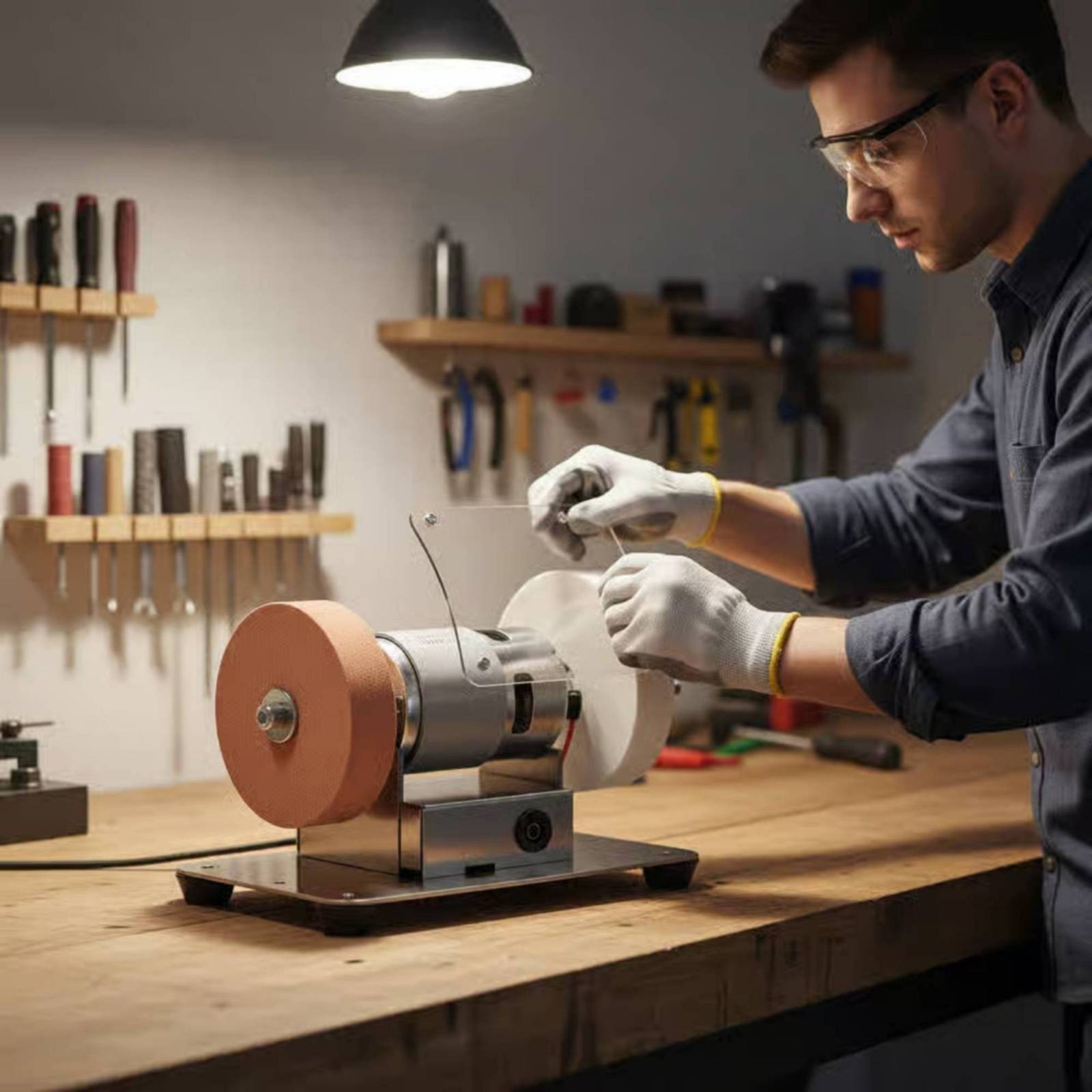 Mini Szlifierka Stołowa Wielof – Tools For Garage Workshop recenzja i cena