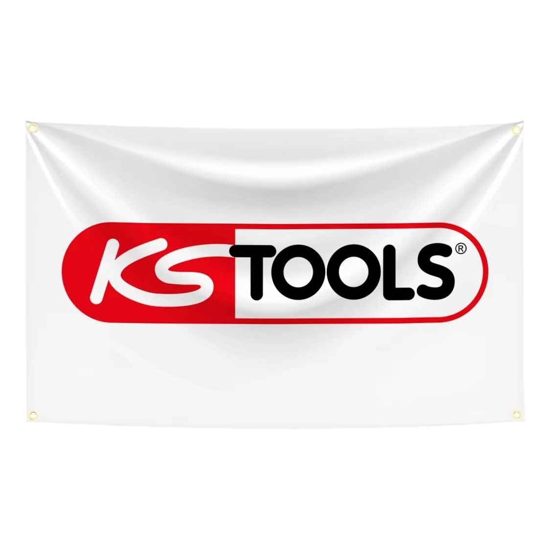 Flaga marki KS TOOLS, gobelin, – Ks Tools Workshop recenzja i cena
